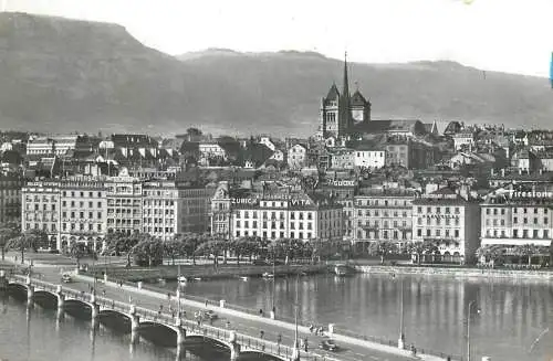 A5037 Switzerland Geneve vue generale and pont