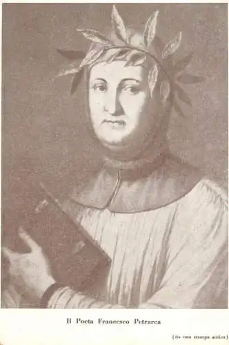 A5219 Il Poeta Francesco Petrarca
