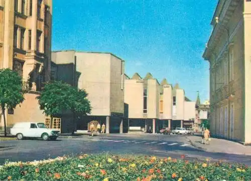 Lithuania postcard Vilnius old town