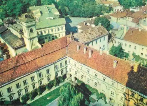 Lithuania postcard Vilnius university
