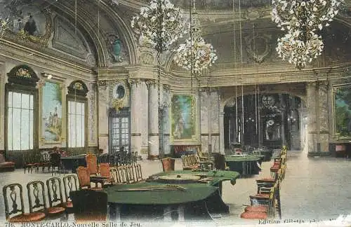 A5036 Monaco Monte Carlo Casino Nouvelle Salle de Jeu