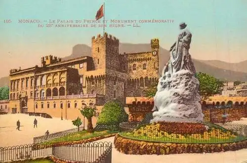 A5036 Monaco Palais du Prince et Monument Commemoratif