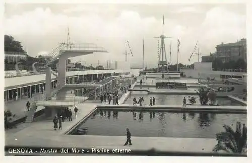 A5036 Italy Genova Mostra del Mare Piscine esterne