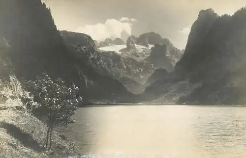 A5252 Vorderer Gosausee foto Karl Zechel 1927