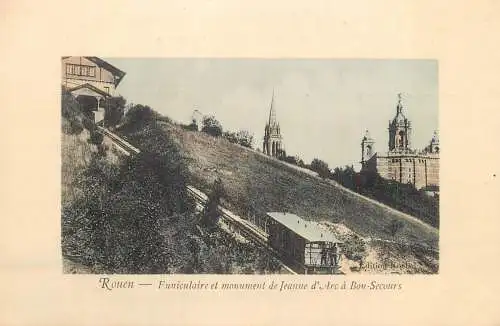 France Rouen funiculaire monument tram