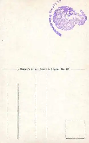 Germany Burg Neuschwanstein mit Alpsee