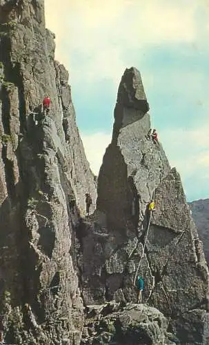A5031 England Great Gable The Needle Mountain climbing types and scenes