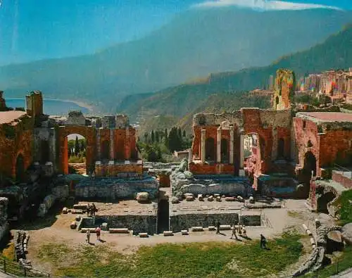 Italy Taormina greek theatre