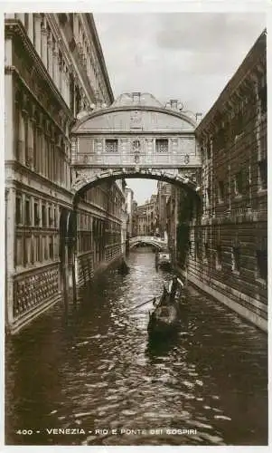 A5025 Italy Venezia Rio e Ponte dei Sospiri