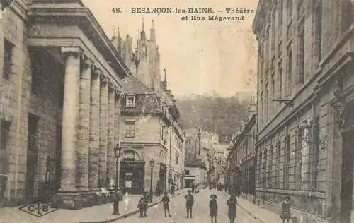 A5024 France Besancon les Bains Theatre et Rue Megevand