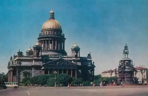 Russia Leningrad St. Isaac cathedral