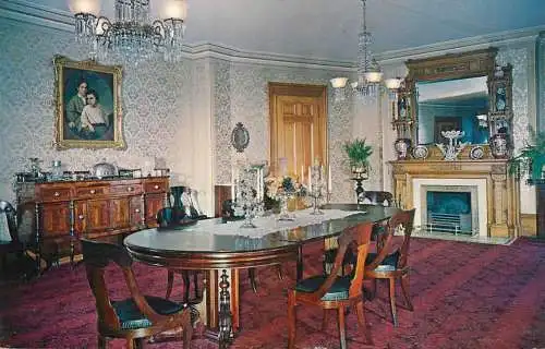 United States Salt Lake City formal dining room Beehive house