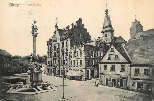 A5130 Elbogen Marktplatz Karlovy Vary region Bruck & Sohn