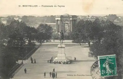 A5130 Montpellier promenade du Peyrou