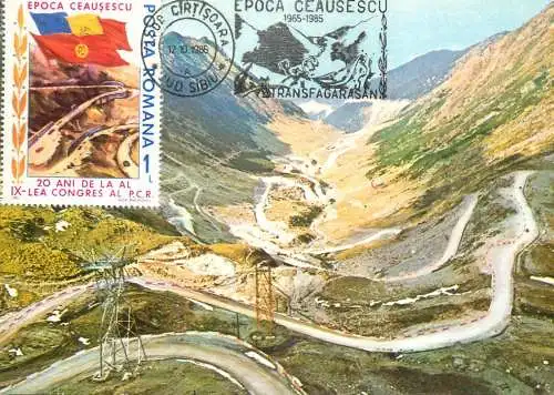 Maxi Card ROMANIA Muntii Fagaras