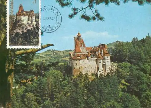 Maxi Card ROMANIA Brasov muzeul Bran