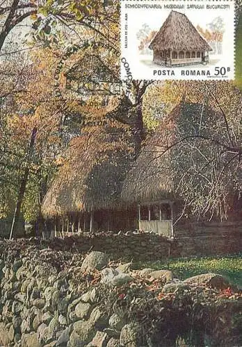 Maxi Card ROMANIA muzeul satului Salciua De Jos Alba