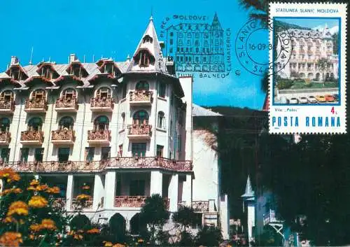 Maxi Card ROMANIA Slanic Moldova Vila Palas