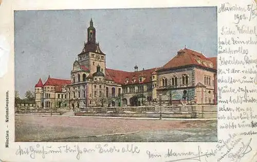 AK Muenchen Nationalmuseum 1902
