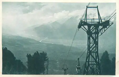 A5207 AK Austria Patscherkofel Bergspitze bahn Mountain peak rail cableway telpher teleferique