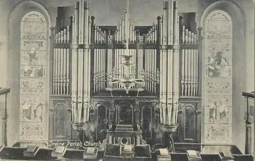 A5021 Scotland Irvine Parish Church interior aspect