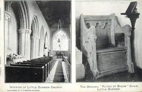 A5021 England Little Dunmow Church interior multi view