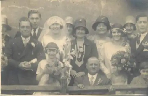 A5172 Marriages souvenir vintage photographic postcard