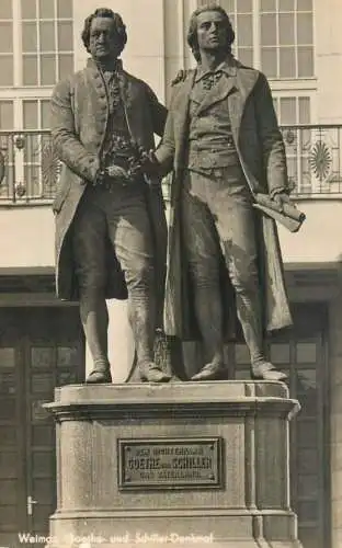 A5020 Germany Weimar Goethe und Schiller Denkmal