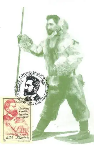 Maxi Card ROMANIA Historical figures Frederick a Cook
