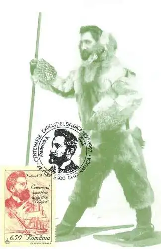 Maxi Card ROMANIA Historical figures Frederick a Cook