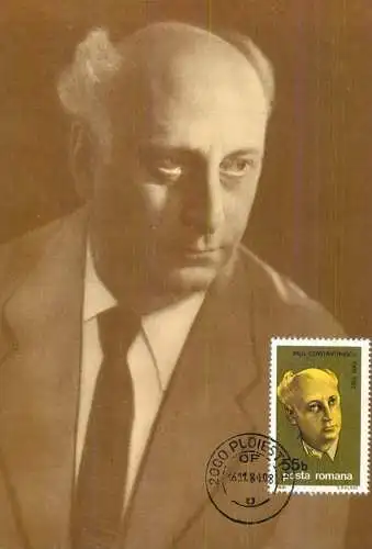 Maxi Card ROMANIA Historical figures Paul Constantinescu