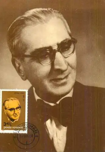 Maxi Card ROMANIA Historical figures Mihail Jora