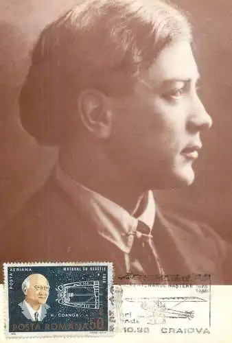 Maxi Card ROMANIA Historical figures Henri Coanda