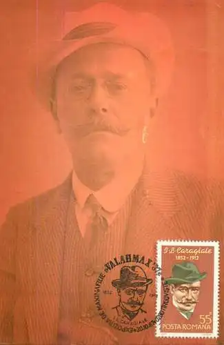 Maxi Card ROMANIA Historical figures I.L. Caragiale