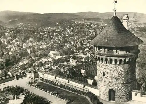 Germany kulturstatten in der DDR blick vom schloss auf Wernigerode