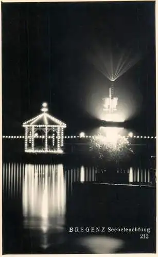 A5020 Austria Bregenz bei Nacht