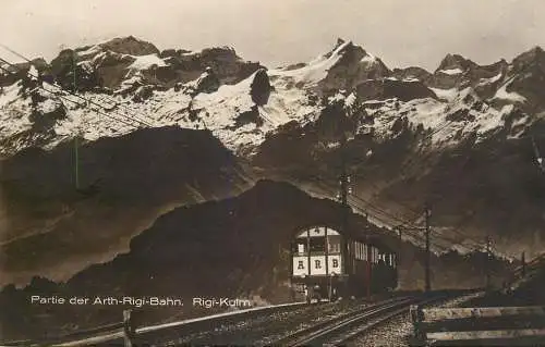 A5019 Switzerland Rigi-Kulm railway train