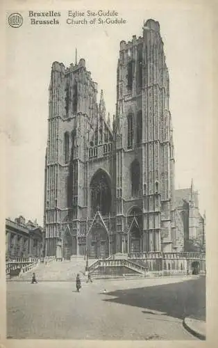 A5018 Belgium Bruxelles Eglise St Gudule