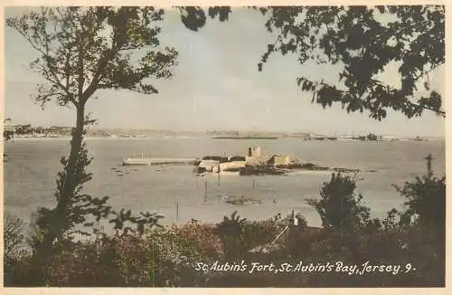 A5015 Channel Islands Jersey St Aubins Fort and St Aubins Bay