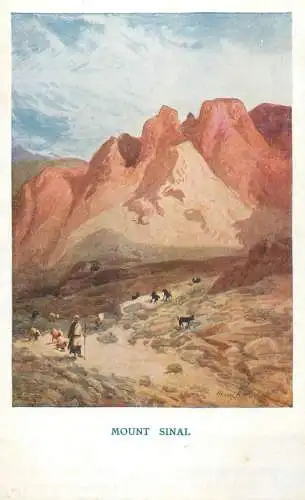 A5014 Israel Mount Sinai signed artwork