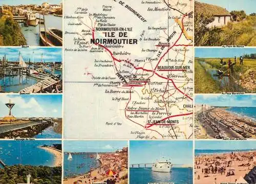 France Vendée Cotiere map