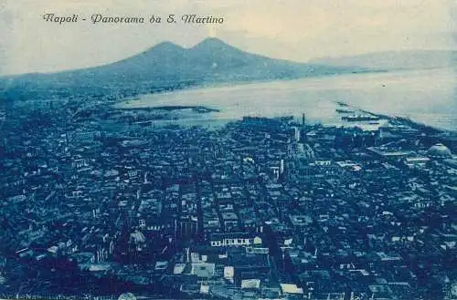 A5008 Italy Napoli panorama da S. Martino