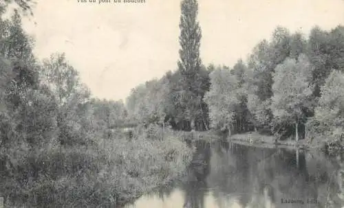 A5129 vus du pont du Bouchet (trimmed damage postcard)