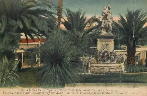 A5129 Toulon square Albert Ier giardino Vauban