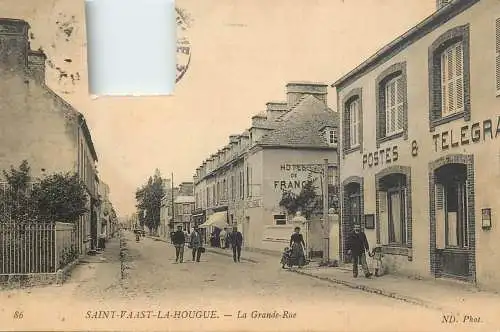 A5127 Saint Vaast la Hougue - Grande Rue (damaged)