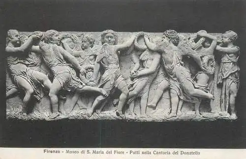 A5007 Italy Firenze Museo di S Maria del Fiore - Putti della Cantoria del Donatello