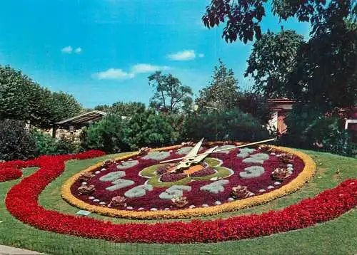 Switzerland Geneve - the flower clock