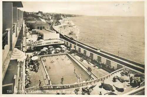 A5110 Monte Estoril Piscina do hotel Atlantico 1959