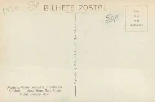 A5110 Madeira Funchal c.1930