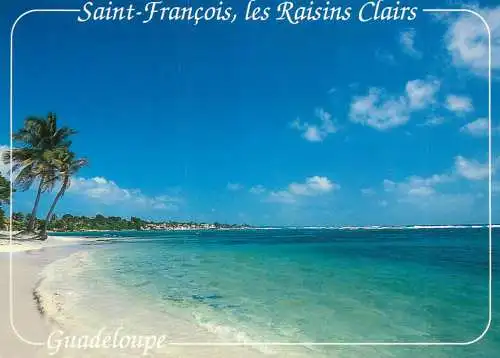 Guadeloupe Saint Francois Les Raisins Clairs vue de la plage